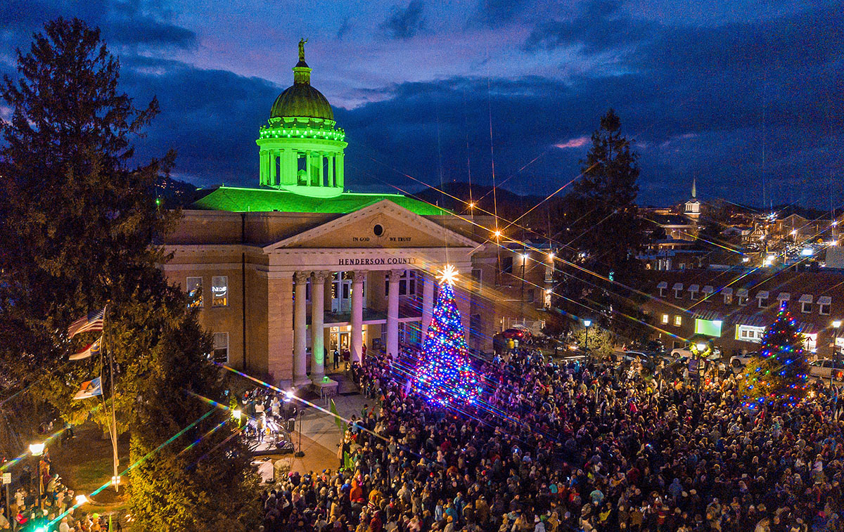 Christmas Tree Lighting Ceremony Hendersonville NC